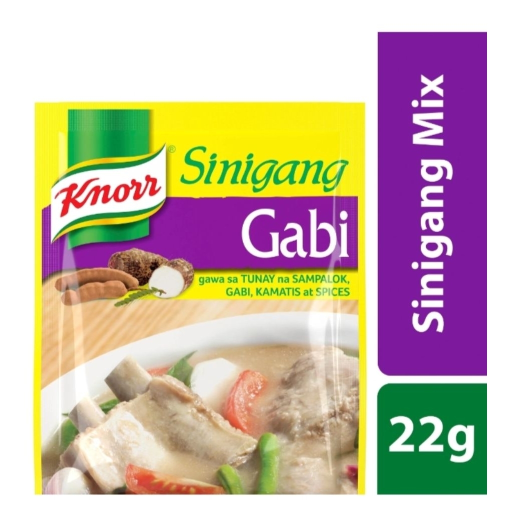 

Knor Sinigang Gabi 22gr / bumbu asam Knor Gabi (Talas) 22gr
