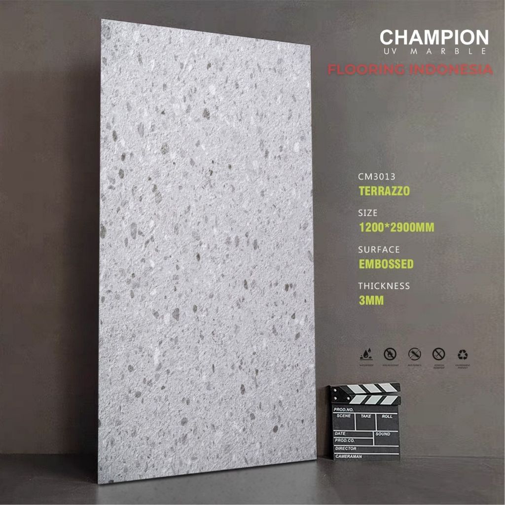 panel dinding PVC marmer CM3013/Lembar