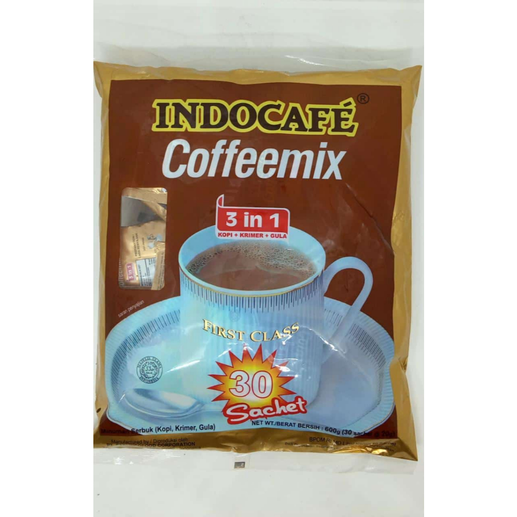 

Indocafe Cofeemix 3-in-1 Pack Isi 30 Sachet