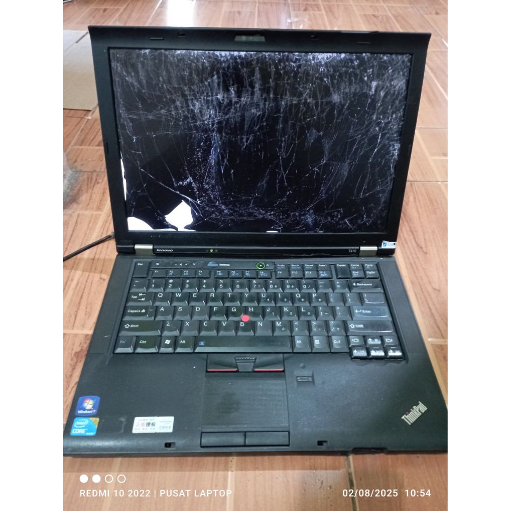 Laptop Lenovo ThinkPad 2518-A28 windows 7 i5 mesin hidup LCD 14inch pecah