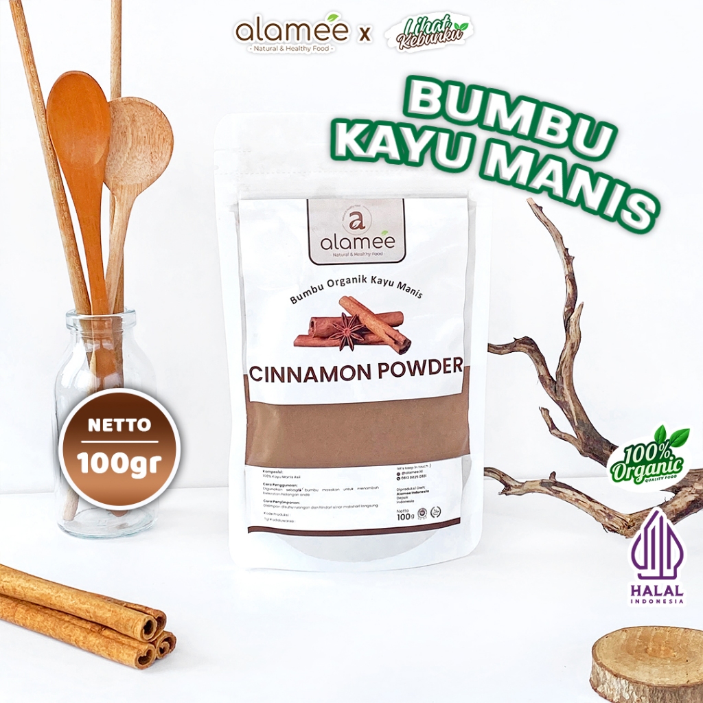 

ALAMEE Kayu Manis Bubuk Cinnamon Powder kayumanis Murni Asli Bumbu Organik 100g LIHAT KEBUNKU