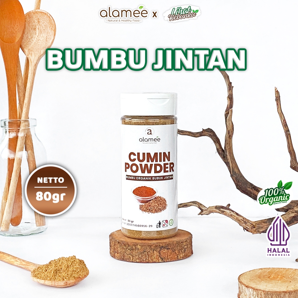 

ALAMEE Bumbu Dapur Jintan Bubuk Cumin Powder Bumbu Dapur Instan Jinten Masak 80gr LIHAT KEBUNKU