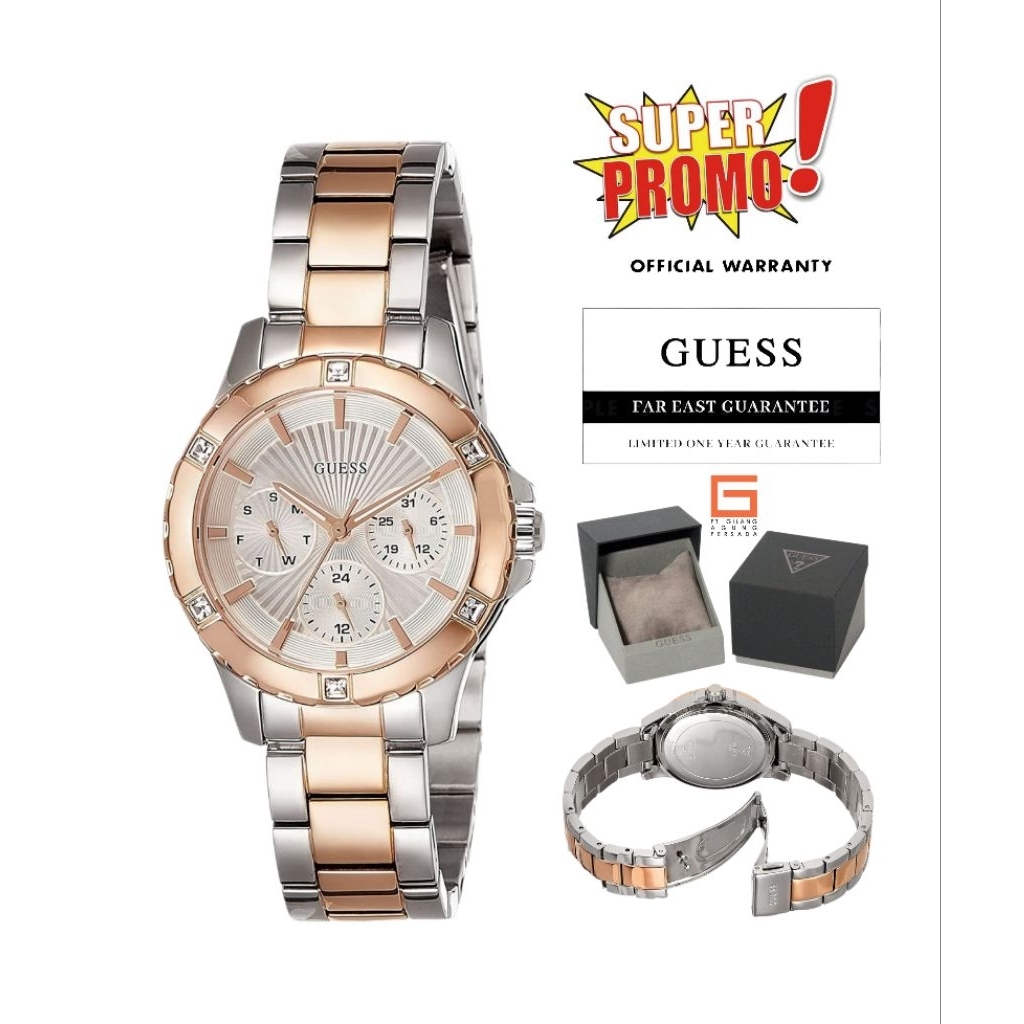 Promo Jam tangan wanita Guess W0443L4 guess original garansi 1tahun GWW0453L4