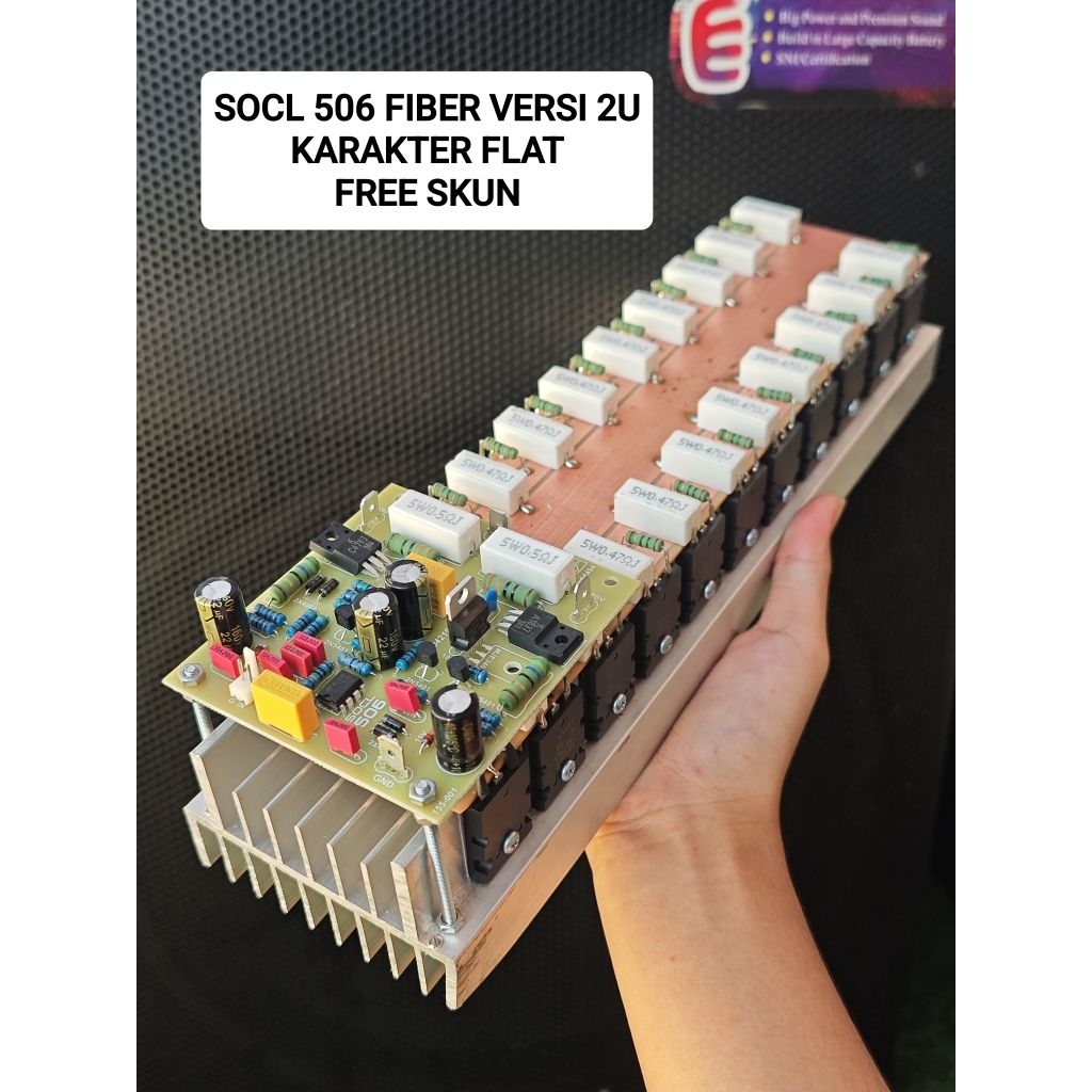 socl 506 fiber 2U plus final 10-11-12-15 set standar siap pakai