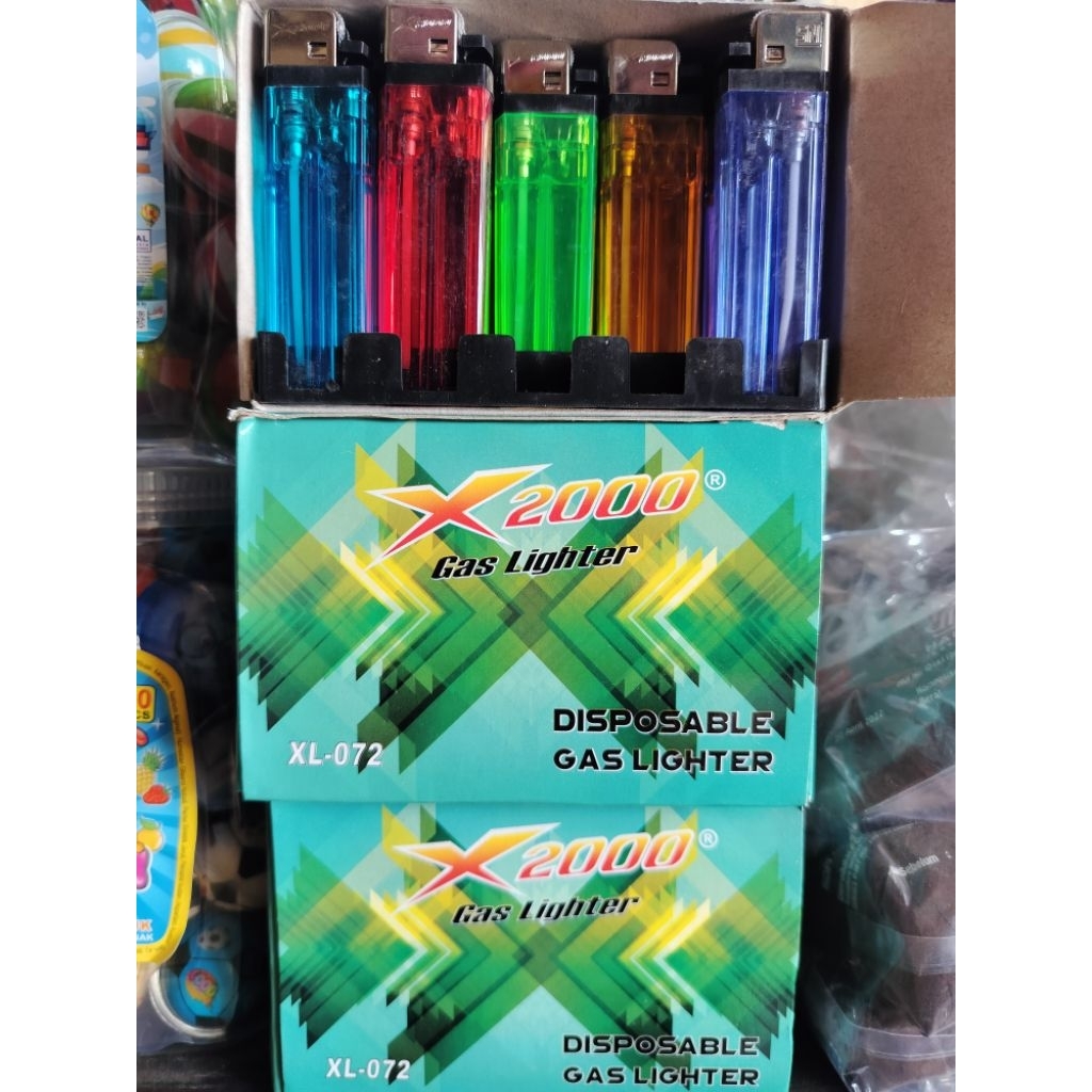 Korek Gas X2000 Gas Lighter ( 1 Kotak isi 50 Pcs)
