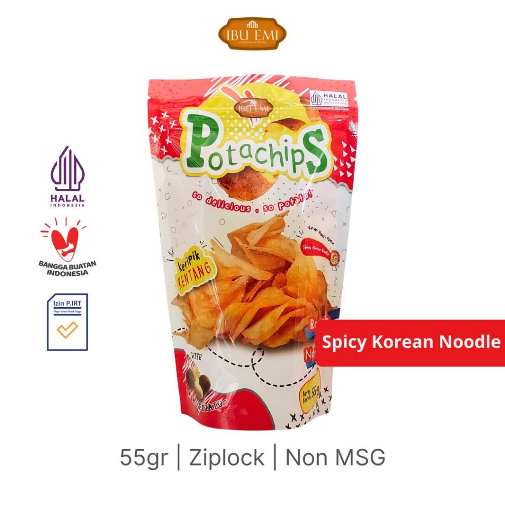 

Ibu Emi - Potachips Keripik Kentang NON MSG Samyang 55gr