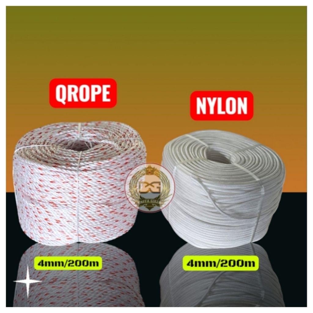 

TALI QROPE/TALI NYLON/TALI TAMPAR/TALI TIRAI KANDANG/TALI PAKAN.