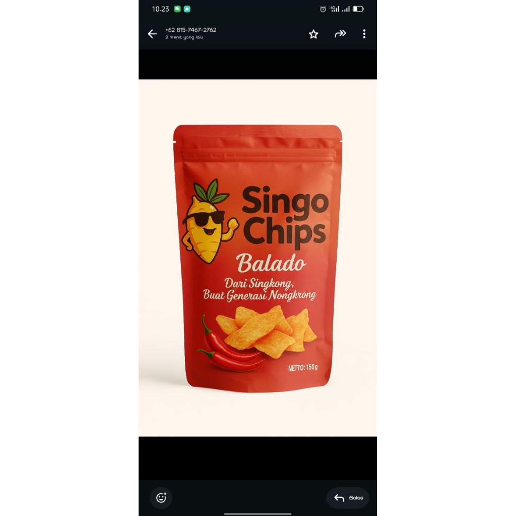 

KERIPIK,SINGO CHIPS.BALADO
