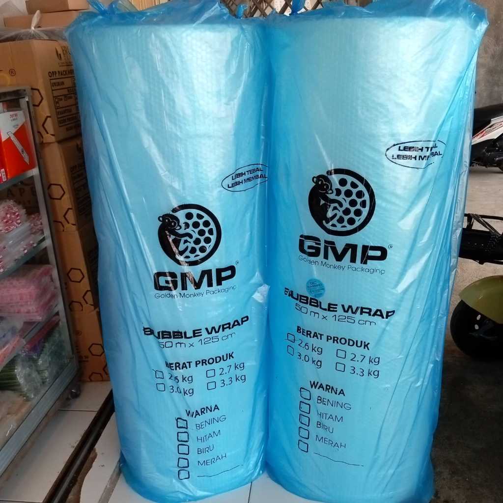 

GMP BUBBLE WRAP BENING HITAM 3KG 125X50MTR