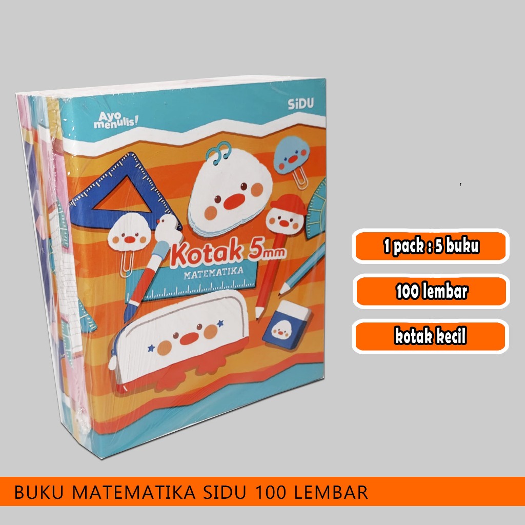 

buku tulis matematika sidu / 100 lembar / 1 buku