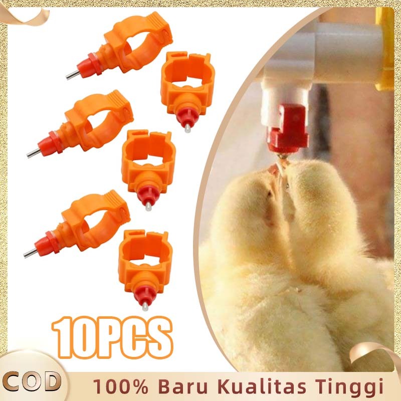 Nepel Minum Ayam Otomatis Nipel Tempat Minum Ayam 10pcs Bebek Nipple Nipel Nepel Drinker Ayam