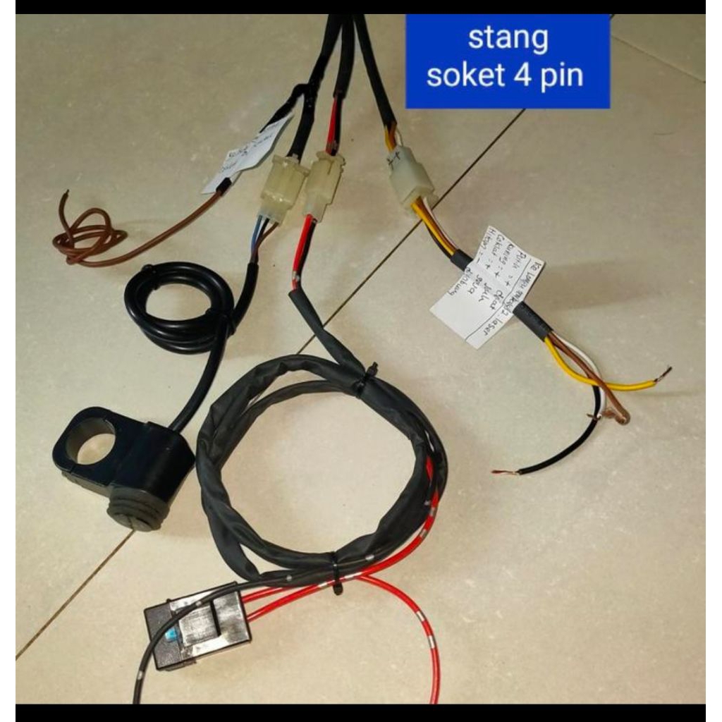 relay lampu tembak, D2 laser saklar di stang