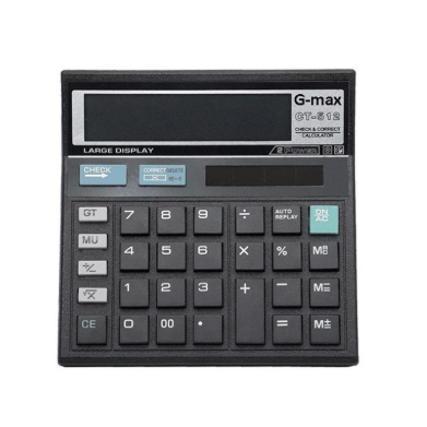 

KALKULATOR BESAR GMAX G MAX G-max GM-512 GM512 GM 512 12 Digit ANGKA CALCULATOR DIGITAL