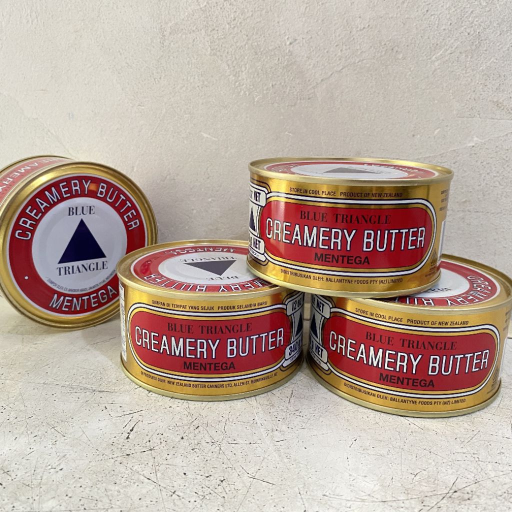 Blue Triangle creamery butter 340 gram | butter segitiga | mentega triangle | triangle butter