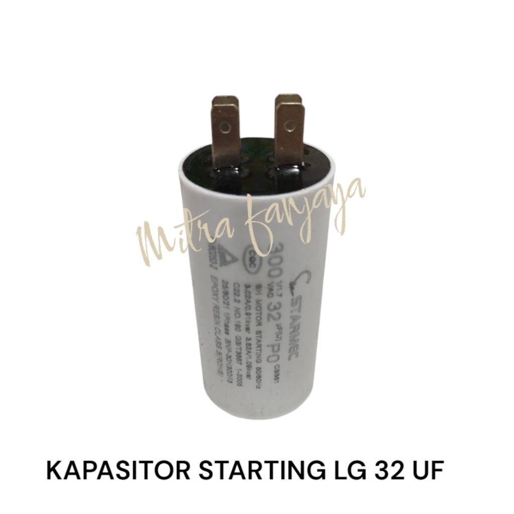 KAPASITOR STARTING KULKAS LG 32 UF / KAPASITOR KULKAS LG 32UF KAPASITOR KOMPRESOR KULKAS LG FREZEER 