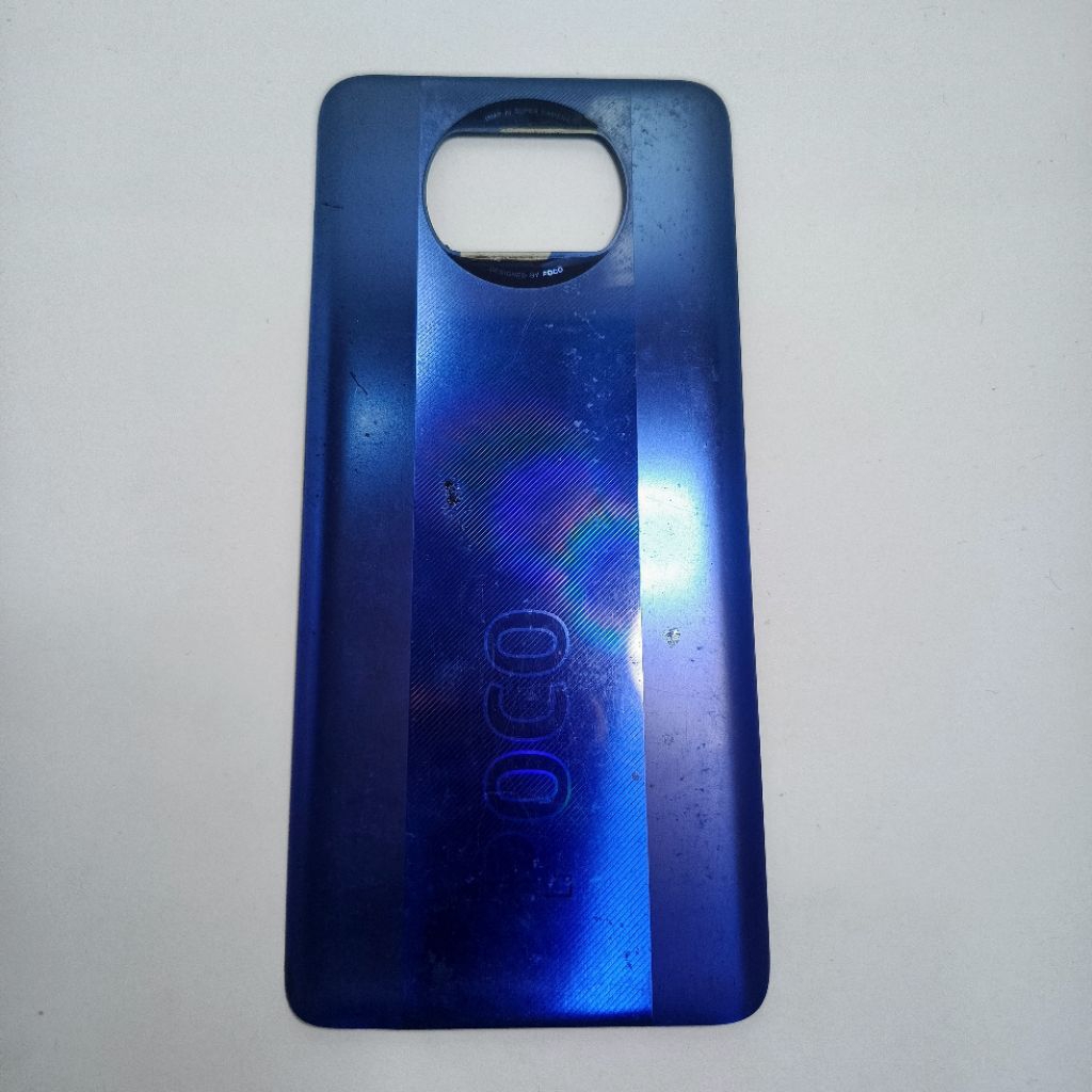 Backdoor/Back Cover Foco X3 Pro Original Copotan/ORI Bawaan Hp.