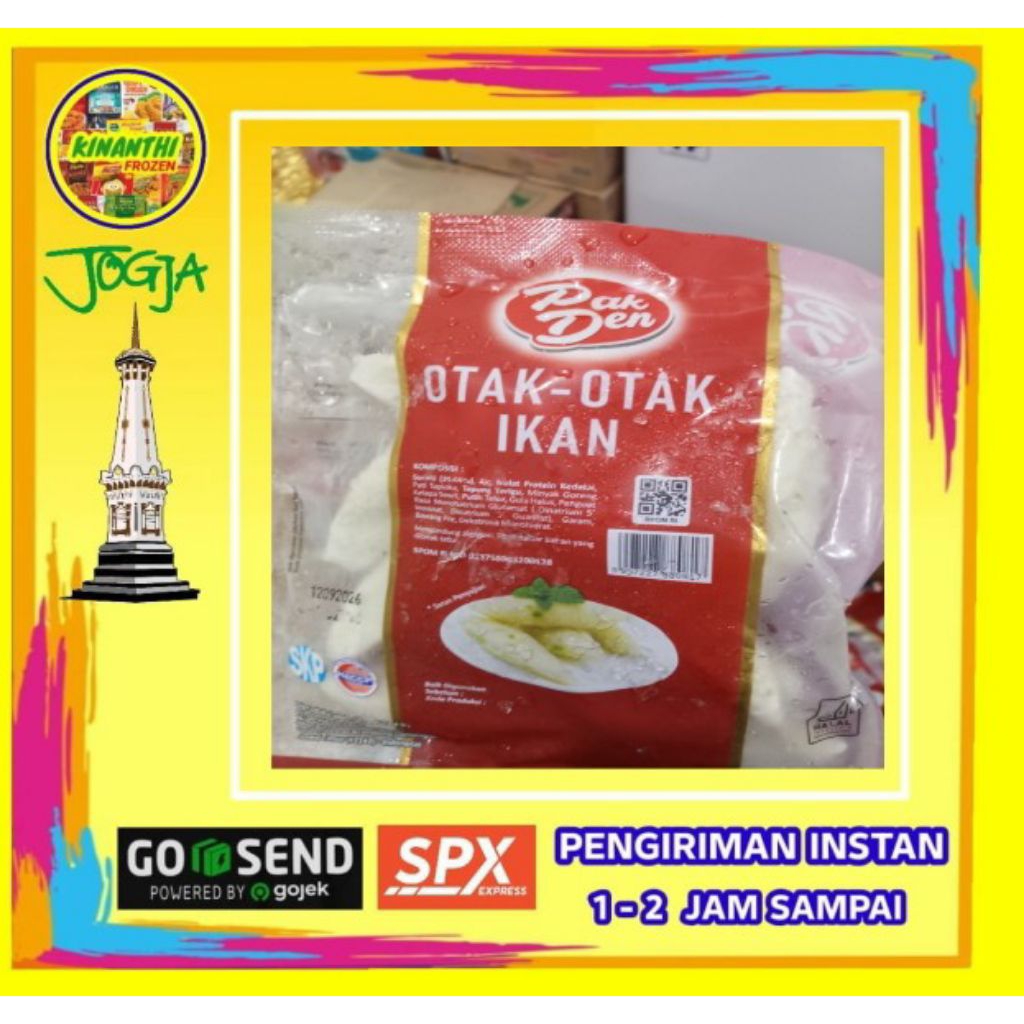 

Pak Den otak otak ikan 200 gr, Jogja Frozen