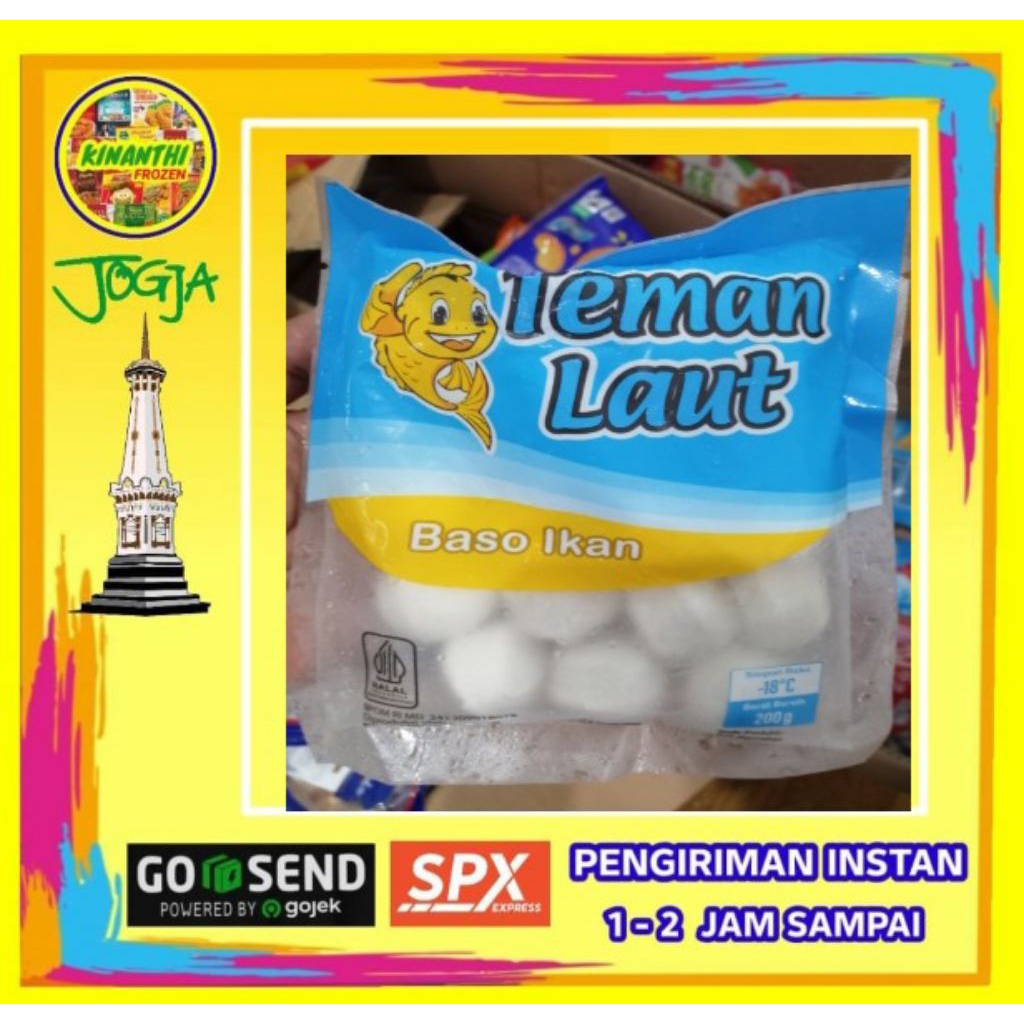 

Teman Laut Bakso ikan 200 gr, Jogja Frozen