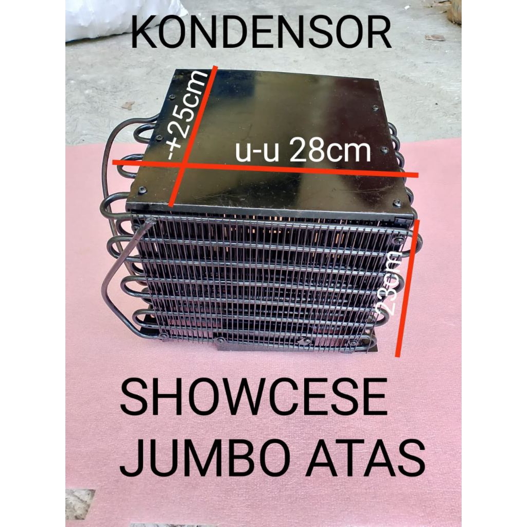 Kondensor kulkas showcese jumbo 2pintu original