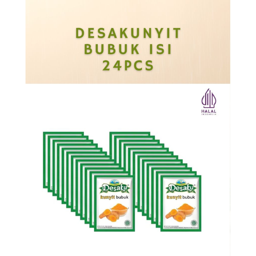 

⭐DESAKU KUNYIT BUBUK ISI 24PCS⭐