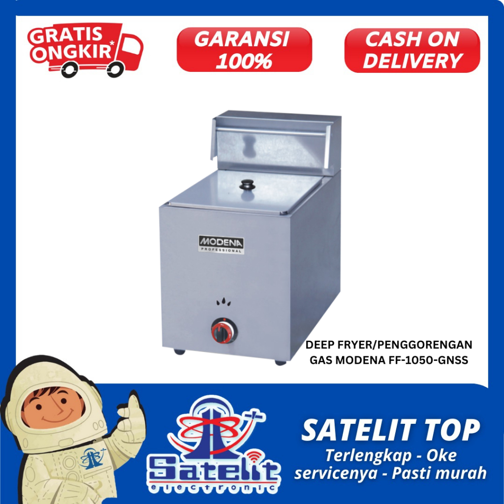 DEEP FRYER/PENGGORENGAN GAS MODENA FF-1050-GNSS