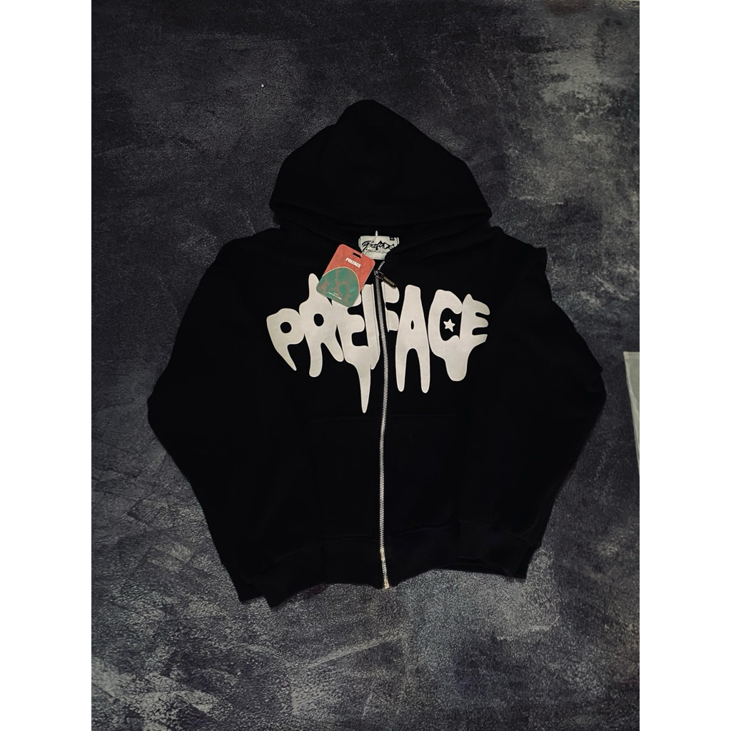 

[ 100% PRODUK ORIGINAL ] HOODIE PREFACE SIGANTURE BLACK