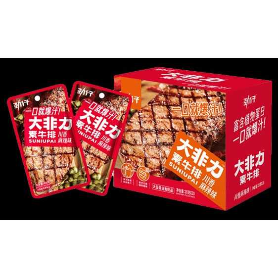 

Suniupai Steak Vegetarian 20g jinzai– Rasa Spicy / Hot & Spicy