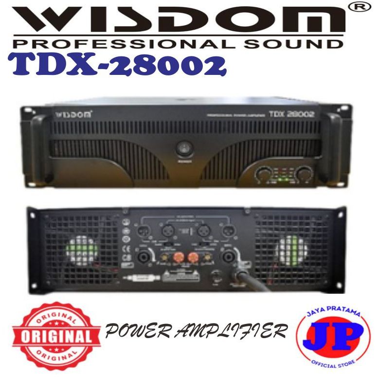 Wisdom TDX28002 Power Amplifier Class TD Original TDX-28002