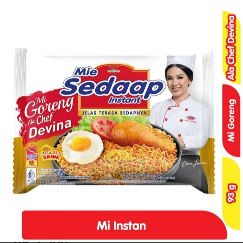 

Sedaap Mi Instan Goreng Ala Chef Devina 93 g