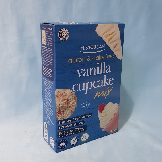 

Yes you can Vanilla Cupcake Mix Gluten & Dairy Free 470g