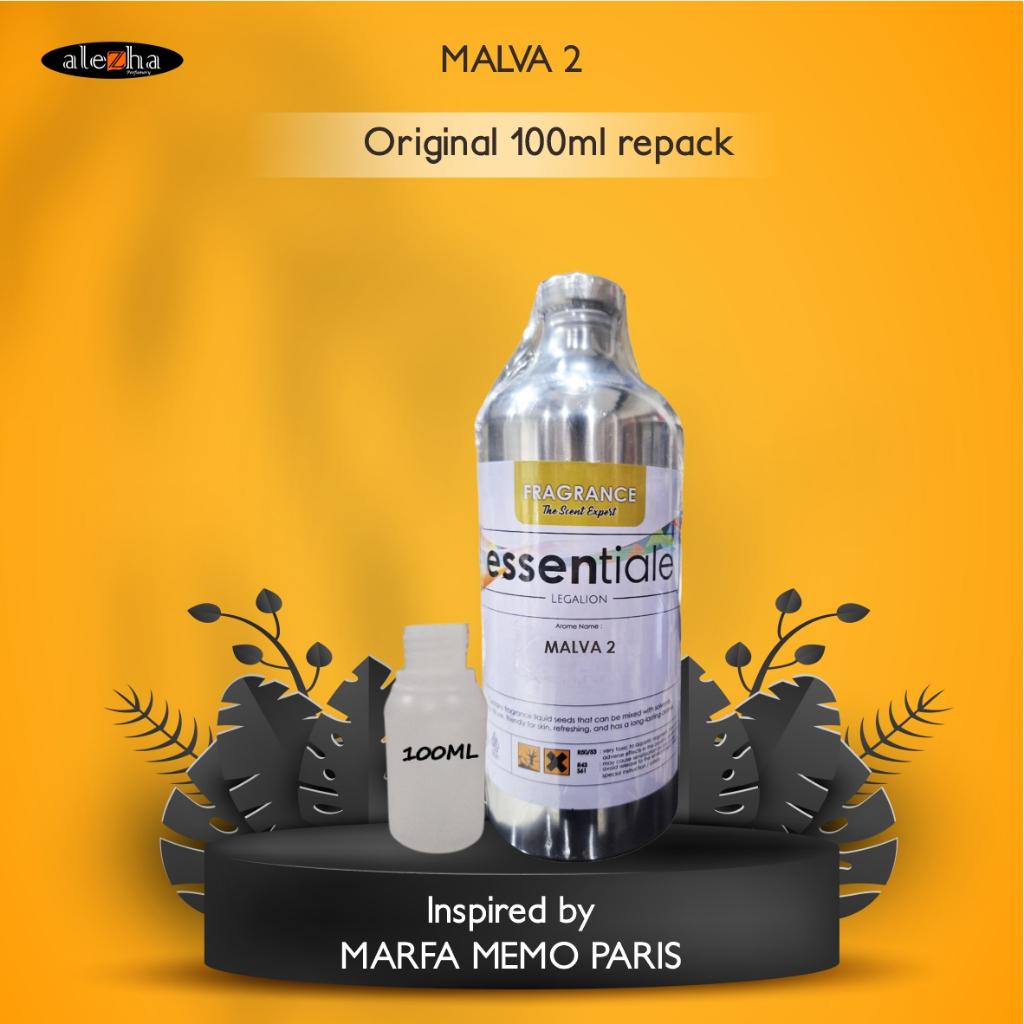 BIBIT PARFUM MURNI MALVA 2 / MEMO PARIS  (ESSENTIALE) 100ML REPACK