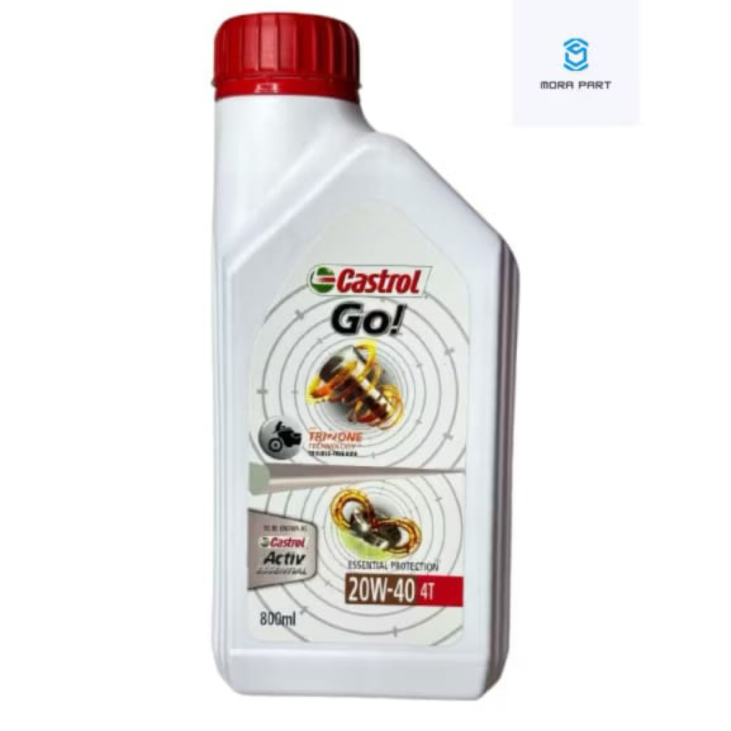 OlI CASTROL  Go 4T 20W-40 0,8 liter /oli mesin castrol active