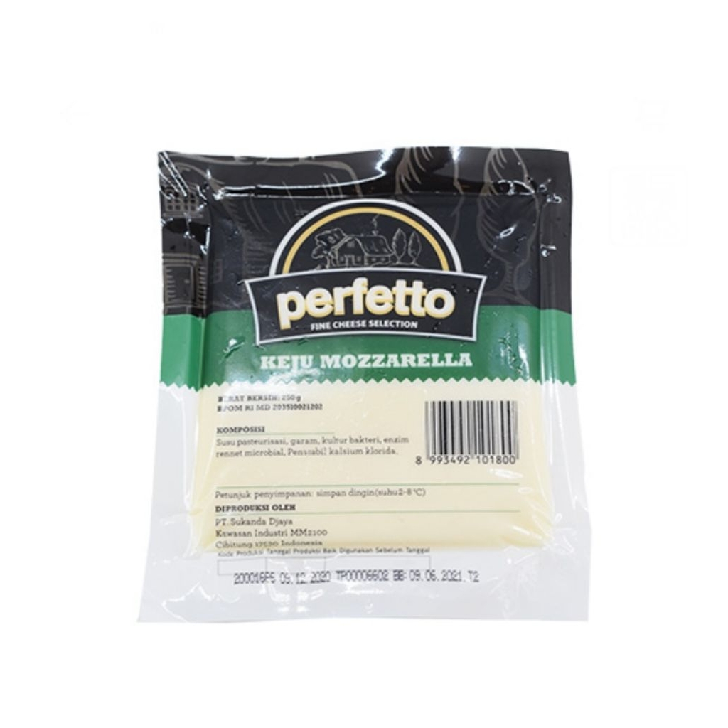 

perfetto keju mozzarella 250 gram