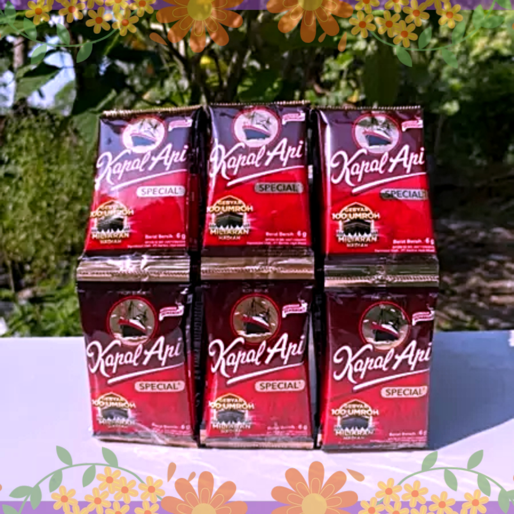 

Kapal Api Spesial Mini Rencengan 12 Sachet 6 Gram Kopi Hitam Tanpa Gula