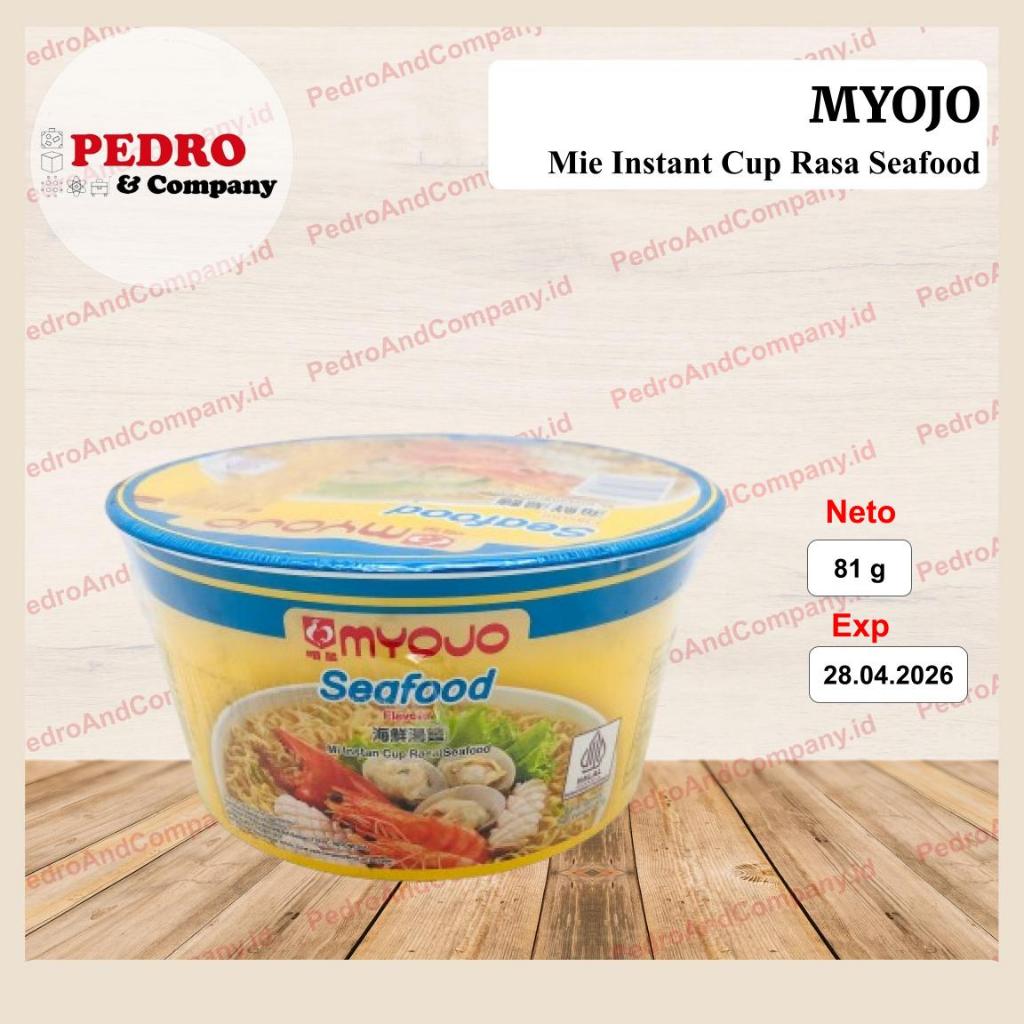 

Myojo instant noodle Seafood Flavor 81 gram mi instan rasa seafood