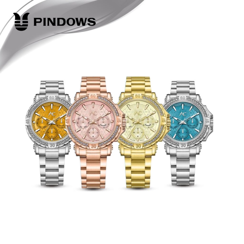 ORIGINAL Jam Tangan Wanita Alexandre Christie AC 9205 AC9205 Garansi Resmi 1 Tahun Strap Stainless A