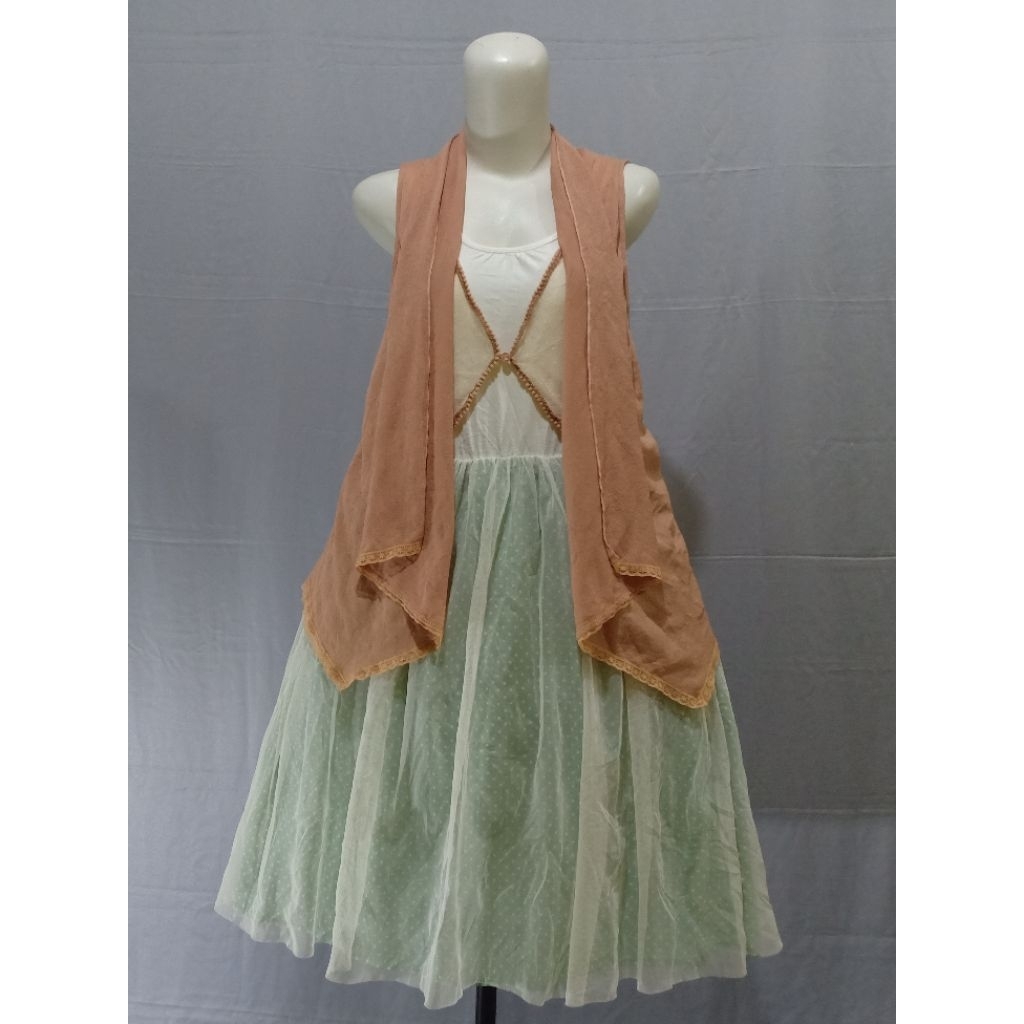 Mori Style Dress Earth Music & Axes Femme