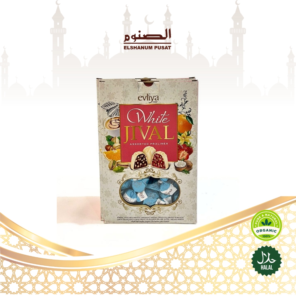 

Coklat Turkey Evliya Jival White 1 kg chocolate Cokelat Premium
