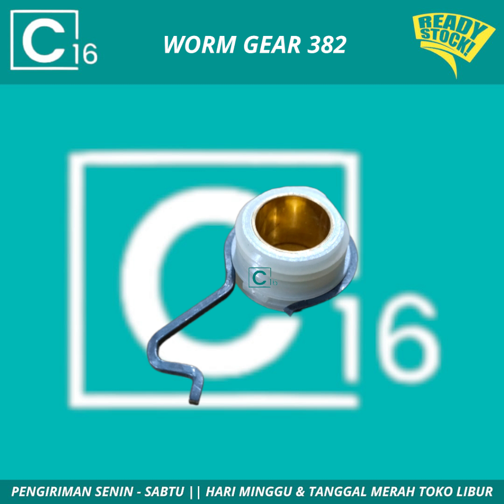 Worm Gear Pompa Oli Mesin Chainsaw Senso MS382