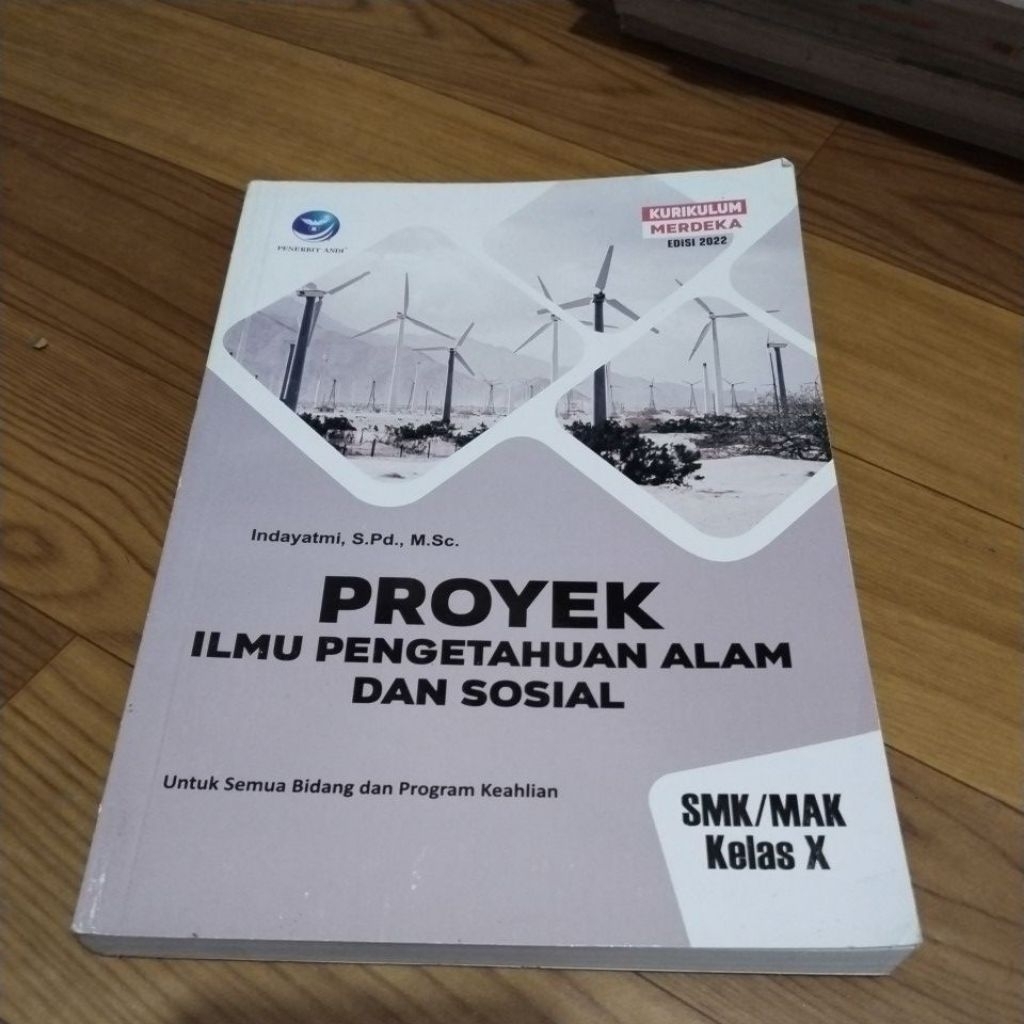 Buku Proyek Ilmu Pengetahuan Alam Dan Sosial Kelas 10 SMK Kurikulum Merdeka