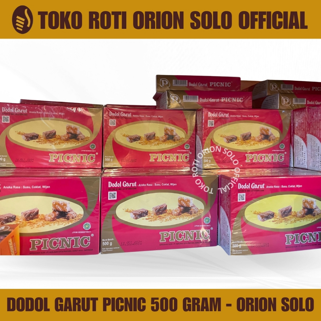 

Dodol Garut Picnic 500gr - Orion Solo