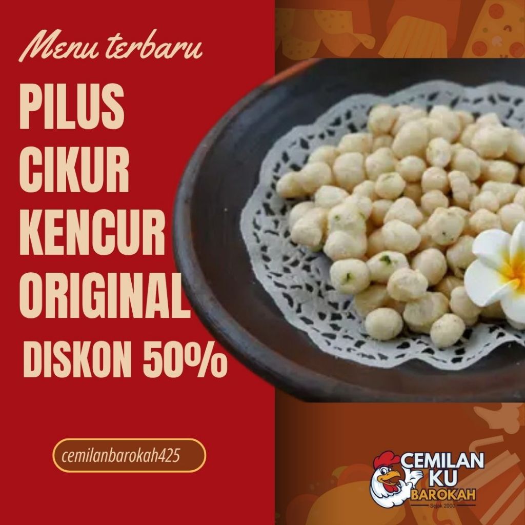 

Pilus Cikur/Kencur Original 250g / 500g /1kg – Gurih Khas Kencur | Camilan Tradisional Renyah