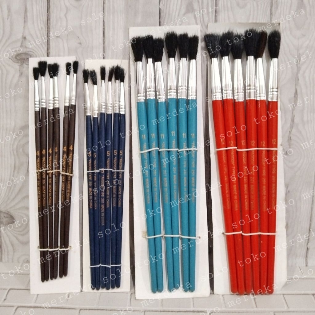 

Kuas Lukis Pagoda no. 11 & 12