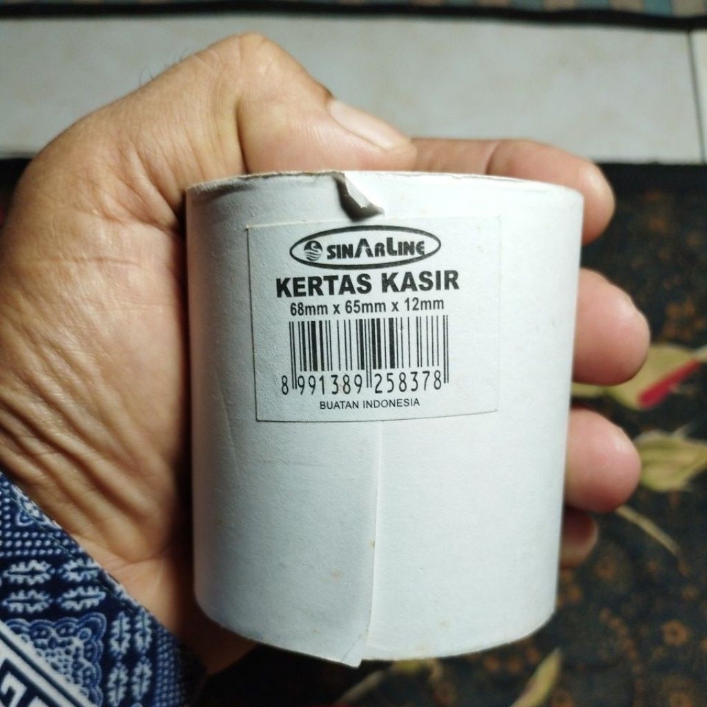 

Kertas Thermal kasir ukuran 68X65