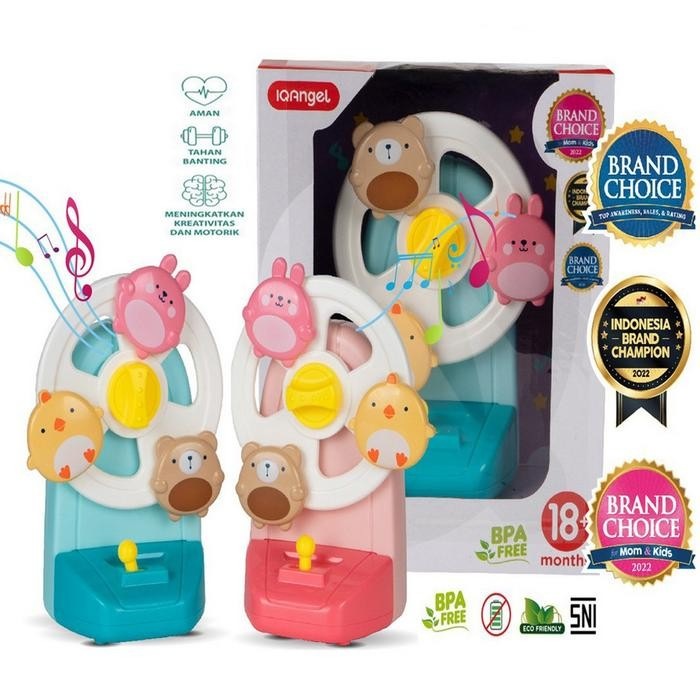 IQ ANGEL Funny Ferris Wheel Music Box Toys IQ8050 Mainan Musik Bayi IQ Angel