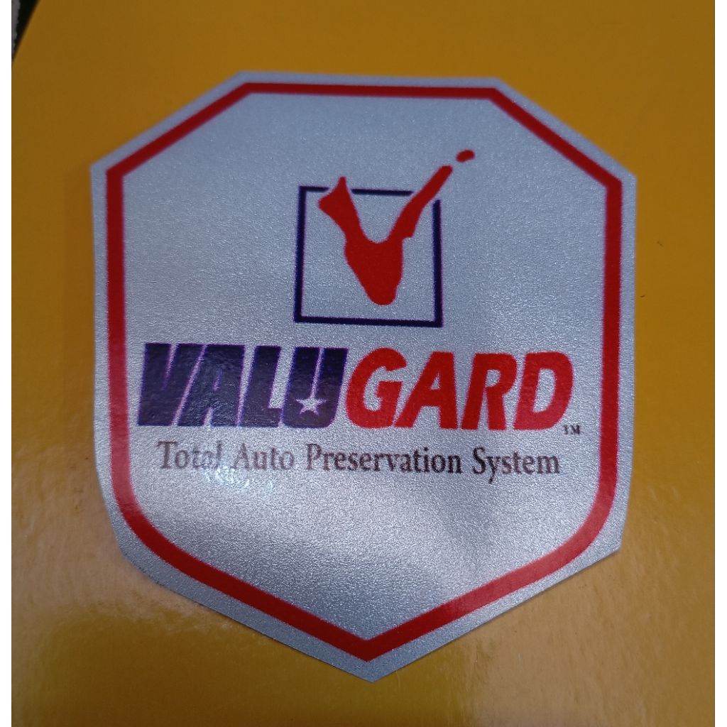 

Stiker VALU GARD