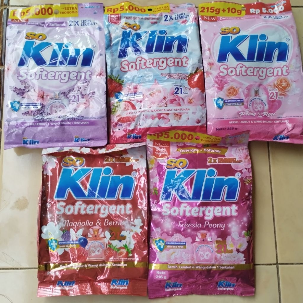 So Klin Softergent 5000 an Sabun Cuci Pakaian