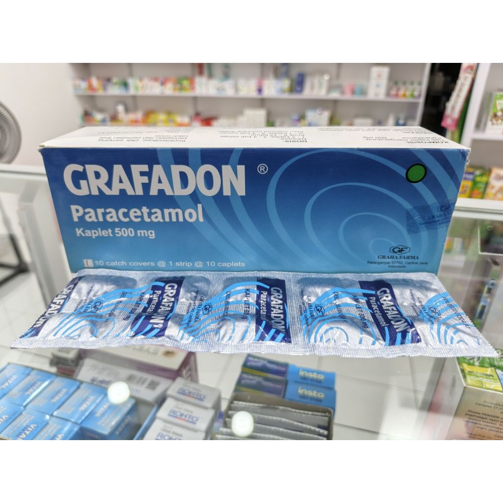 Grafadon 500 mg / Obat demam / obat sakit kepala