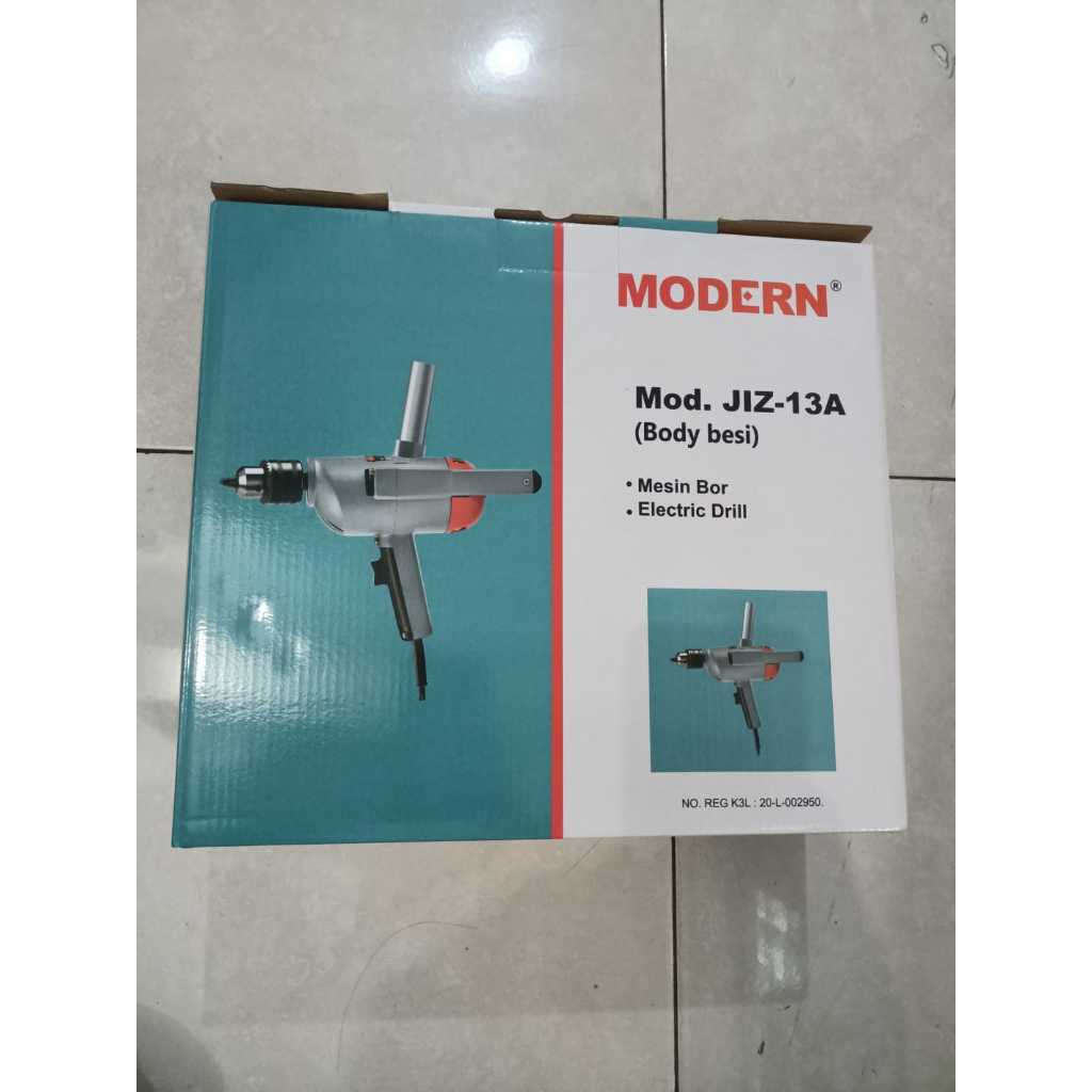 Mesin Bor Modern JIZ-13A - Bor Listrik Tangan 13mm Professional