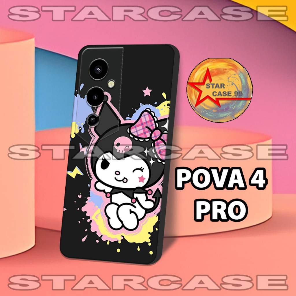Softcase karet tecno pova 4 pro/S31/Motif cartoon/casing tecno pova 4 pro/case hp tecno pova 4 pro